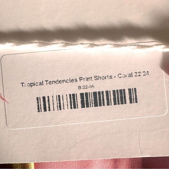 Adrienne Tropical Tendencies Pink and Yellow Flowy Shorts Size 3X NWT 📦 - Picture 4 of 7